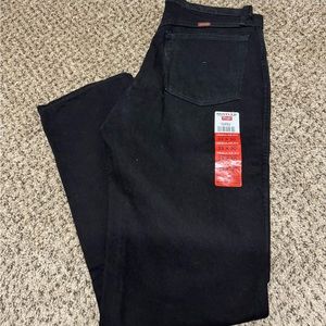 Men’s Rustler x Wrangler 33x30 Black Jeans